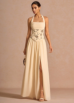 Kleid Evariel Goldene Pailletten image4