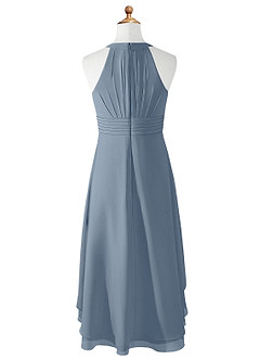 Azazie Linna Junior Twilight A-Line Pleated Chiffon Dress image6
