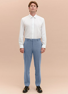 front William Azul Polvoriento Pantalones de vestir