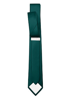 front Matte Satin Skinny Tie