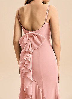 Azazie Lioren Junior Robe Sirène en Mousseline de soie Arc Rosette image6