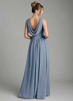 Azazie Novi Bridesmaid Dresses Twilight A-Line Pleated Chiffon Dress image5