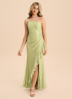 front Azazie Helena Junior Formal Dress