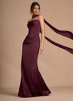 Sorrel Wine Corset Two-Piece Sets image4
