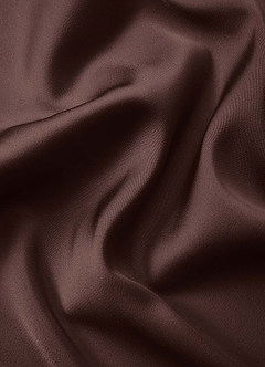 front Julian Ganache Stretch-Satin-Hemd