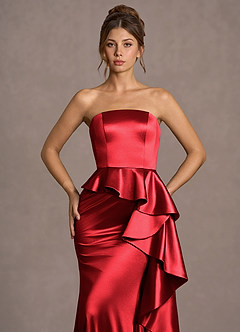Nerissa Cherry Red Maxi Dress image5