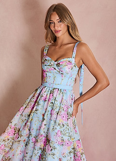 Midi jurk Lauren Bloemenmist image5