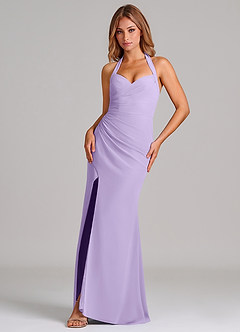 Azazie Emeria Suknie dla druhen Syrena Dekolt w kształcie serca Szyfon Do ziemi Sukienka image1