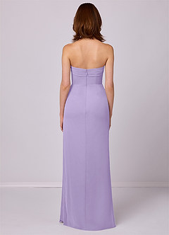Barbie ♥ Azazie Bridesmaid Dresses Lilac Sheath Strapless Chiffon Convertible Dress image11