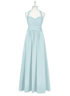 Azazie Claudia Bridesmaid Dresses Mist A-Line Sweetheart Neckline Chiffon Dress image7