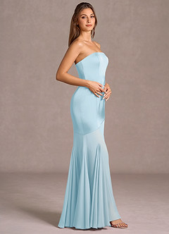 Vestido Azul Cielo Largo Uma image4
