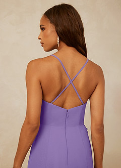 Christian Siriano Bridal for Azazie 1006 Bridesmaid Dresses Tahiti Mermaid Ruched Chiffon Dress image7