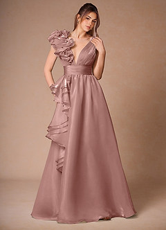 Vesper Pink Ball Gown Prom Dress image6