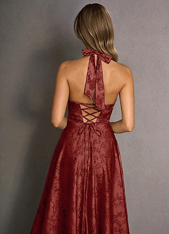 Vestido Rojo Naranja Maxi Isabeau image6