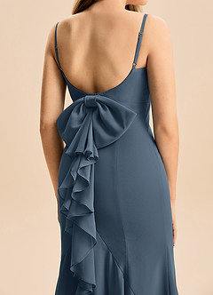 Azazie Lioren Junior Robe Sirène en Mousseline de soie Arc Neptune image6