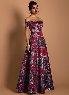 Dagny Merlot Maxi Dress image3