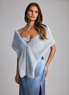 front Faux Fur Scarf Stoles Wraps
