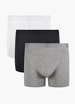 front Klasyczne, solidne bawełniane bokserki, 3 sztuki