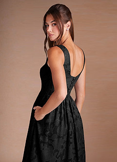 Juliette Black Midi Dress image2