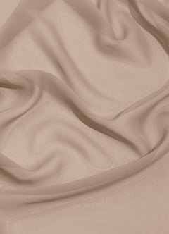 Azazie Dakota Brautjungfernkleider A-Linie V-Hals Gefaltet Chiffon Kleid Taupe image10