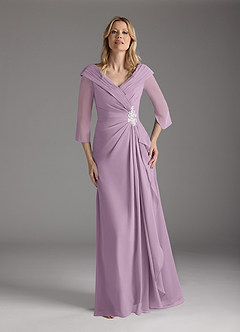 Azazie Jaycee Mother of the Bride Dresses Wisteria A-Line Chiffon Dress image5