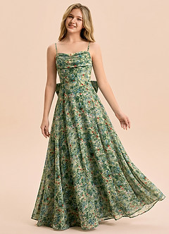 front Azazie Bear Junior Formal Dress