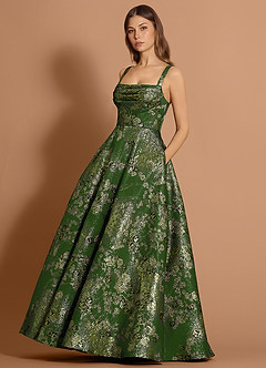 Arielle Matcha Green Maxi Dress image3