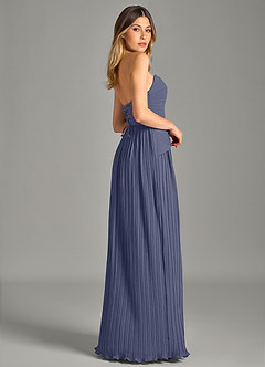 Azazie Becka Bridesmaid Dresses Stormy A-Line Strapless Chiffon Dress image5