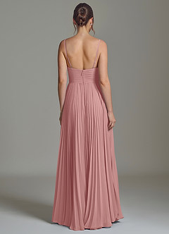 Azazie Catie Bridesmaid Dresses Dusty Rose A-Line Sweetheart Neckline Chiffon Dress image6