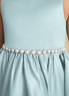 Azazie Julietta Blumenmädchenkleider Ballkleid Cabrio Tüll Kleid Nebel image10