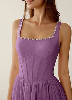 Megan Wisteria Lace A-line Prom Dress image6