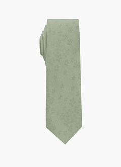 front Jacquard Skinny Tie & Pocket Square Set