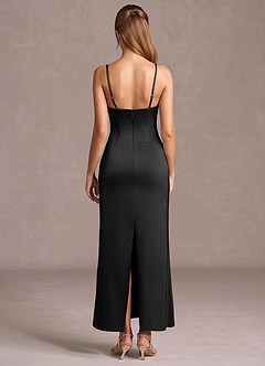 Maxi jurk Lina Zwart image2