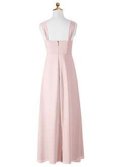 Azazie Denice Junior Blushing Pink A-Line Chiffon Dress image9