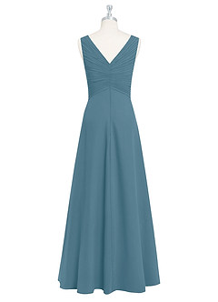 Azazie Flora Bridesmaid Dresses Bermuda A-Line Pleated Chiffon Dress image8