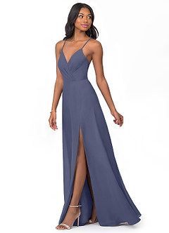 Azazie Everleigh Bridesmaid Dresses Stormy A-Line Sweetheart Pleated Chiffon Dress image6