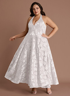 Isabeau Cream Midi Dress image10