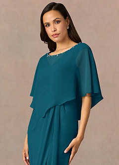 front Azazie Whilhelmina Bolero De Gasa