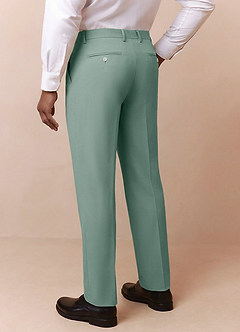 front Owen Matcha Lightweight Tailored Dress Pants