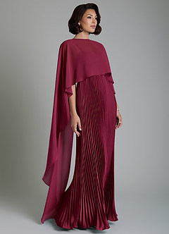 Azazie Micah Brautjungfernkleider Wandelbar A-Linie Korsett Stretch-Satin Kleid Burgunderrot image6