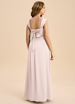 Azazie Hattie Junior Klä av A-Line i Stretch Satin Plisserad image7