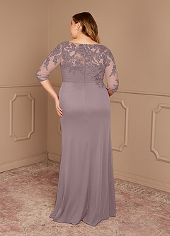 Azazie Alisondra Mother of the Bride Dresses Dusk Sheath Scoop Lace Lace Dress image11