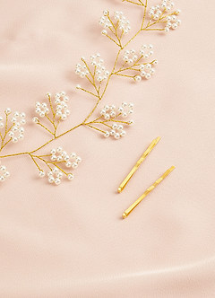 front Baby's Breath Headpiece
