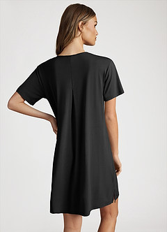 front Bamboo Fiber T-Shirt Dress
