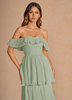 Robe Longue Pistache Ianthe image6