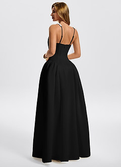 Kaelin Black A-Line Maxi Dress image6