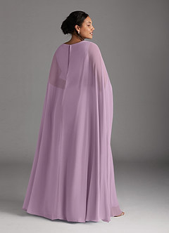 Azazie Isa Mother of the Bride Dresses Wisteria A-Line V-Neck Pleated Chiffon Dress image8