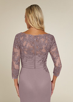 Azazie Alisondra Mother of the Bride Dresses Dusk Sheath Scoop Lace Lace Dress image6