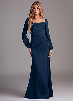 Aurelia Navy Maxi Dress image1