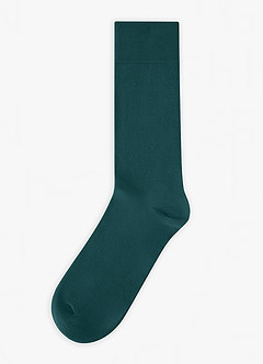 front Matching Stretch Satin Skinny Tie and Cotton Socks Set